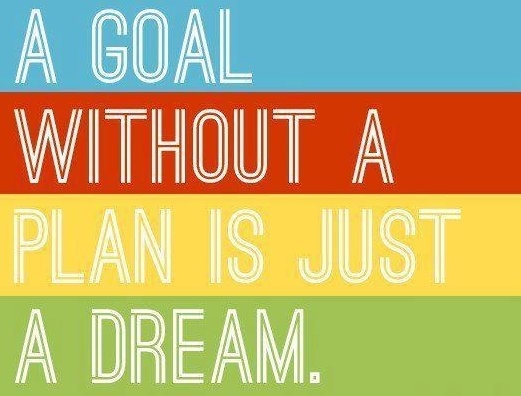 A goal without a plan is just a dream.